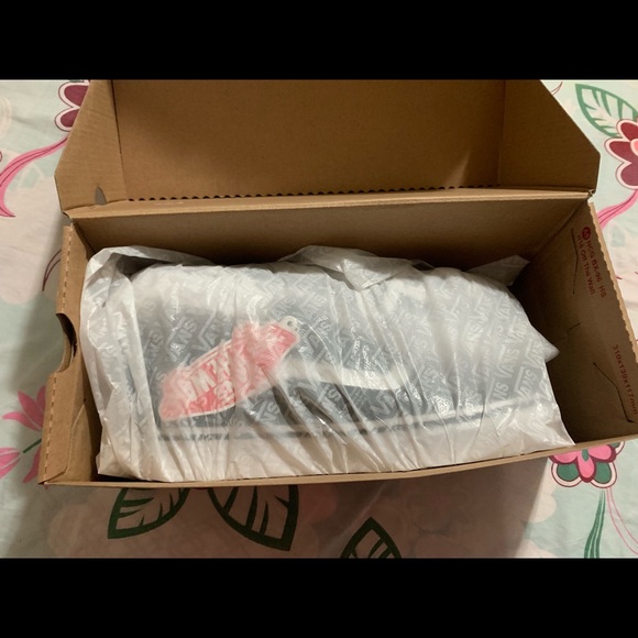 Women’s Van Old Skool Black and White Sneakers - Picture 4 of 5